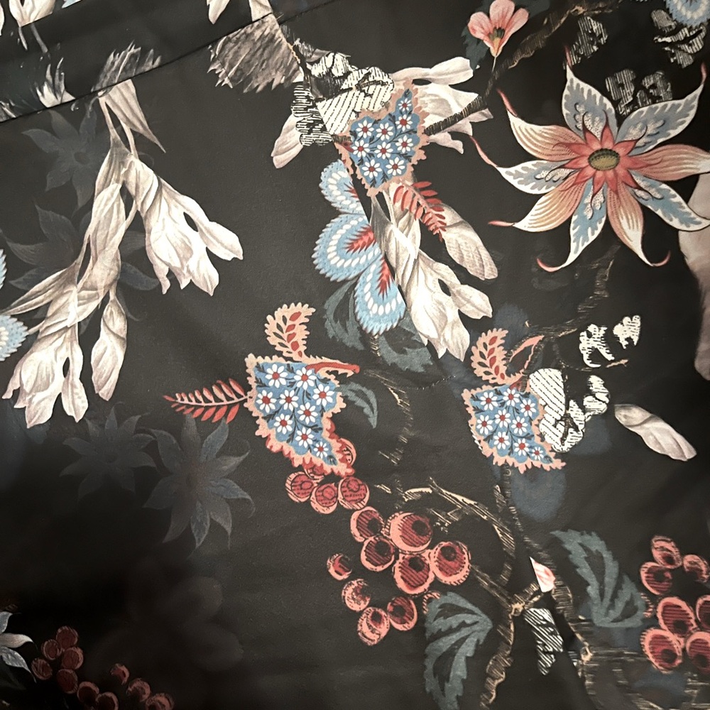 H&M Floral Print Wide leg Trouser